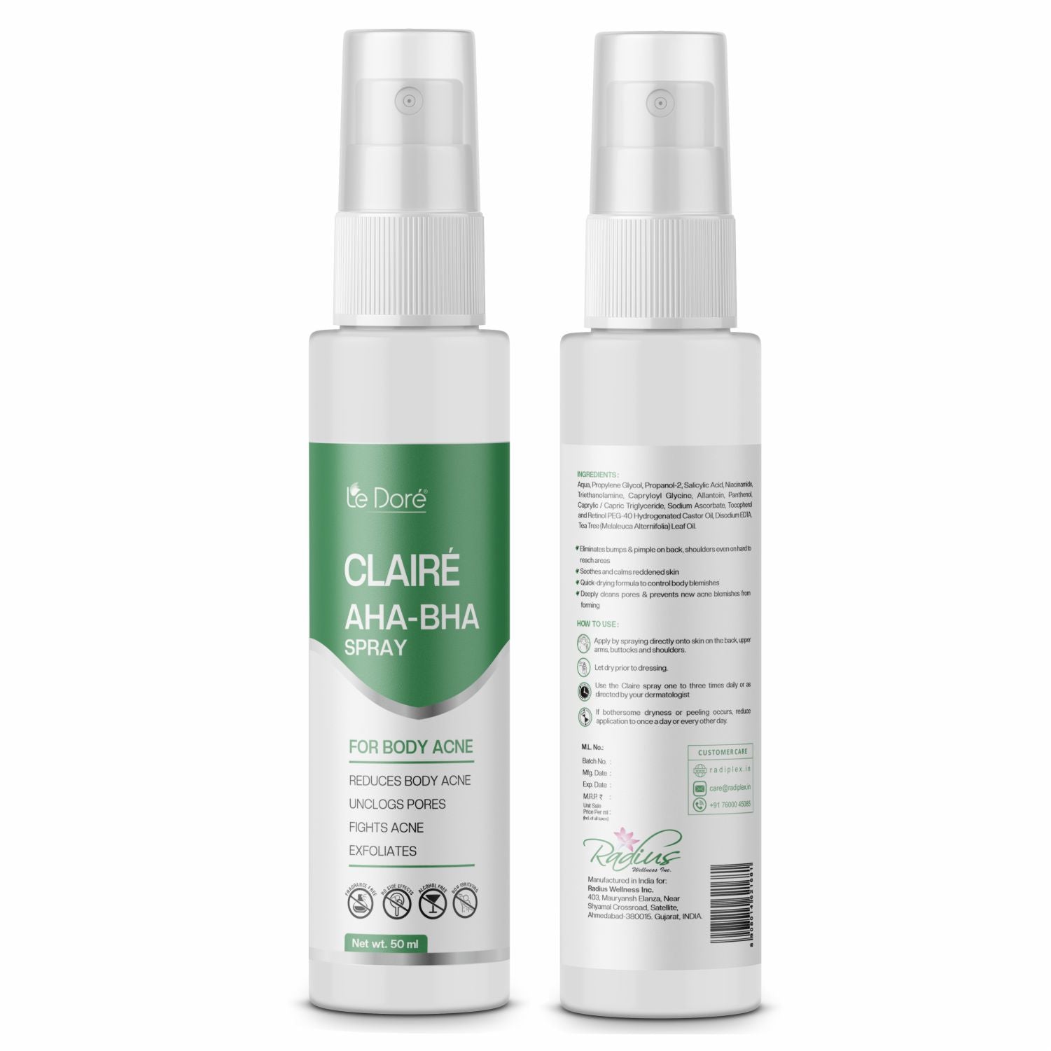 Claire AHA-BHA Spray