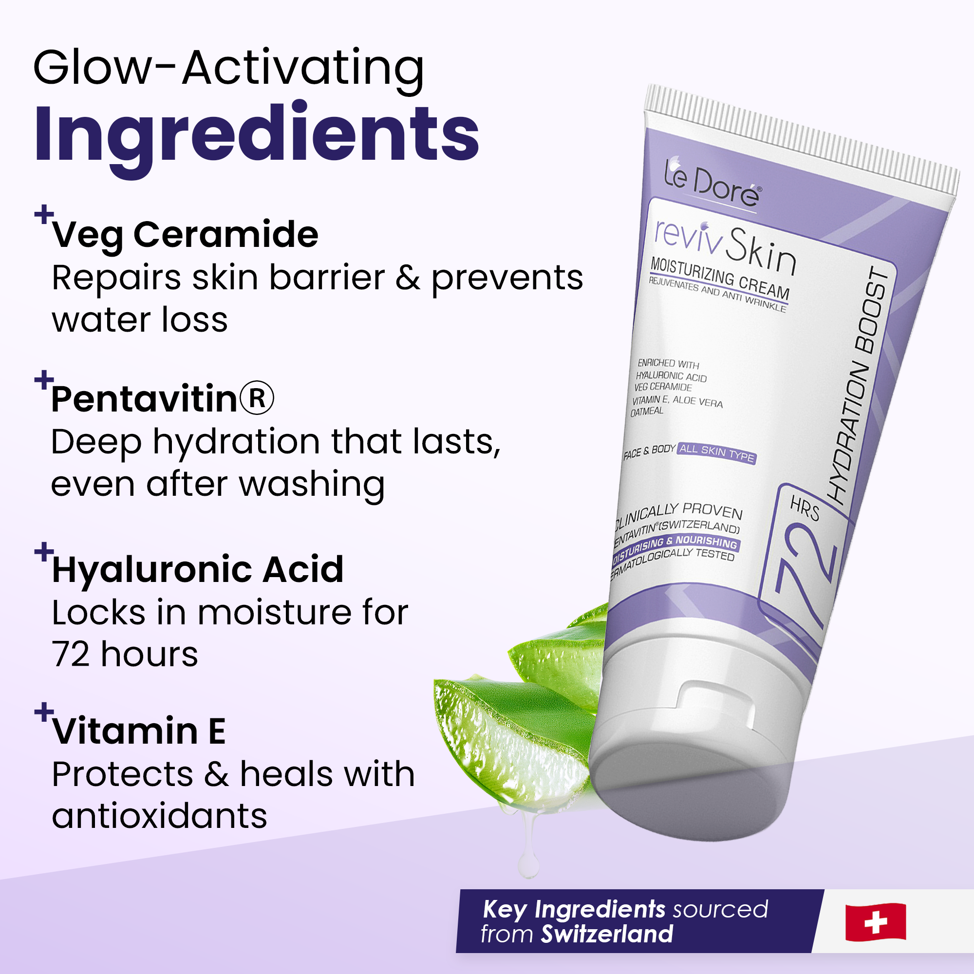 RevivSkin Moisturizer With Hyaluronic Acid
