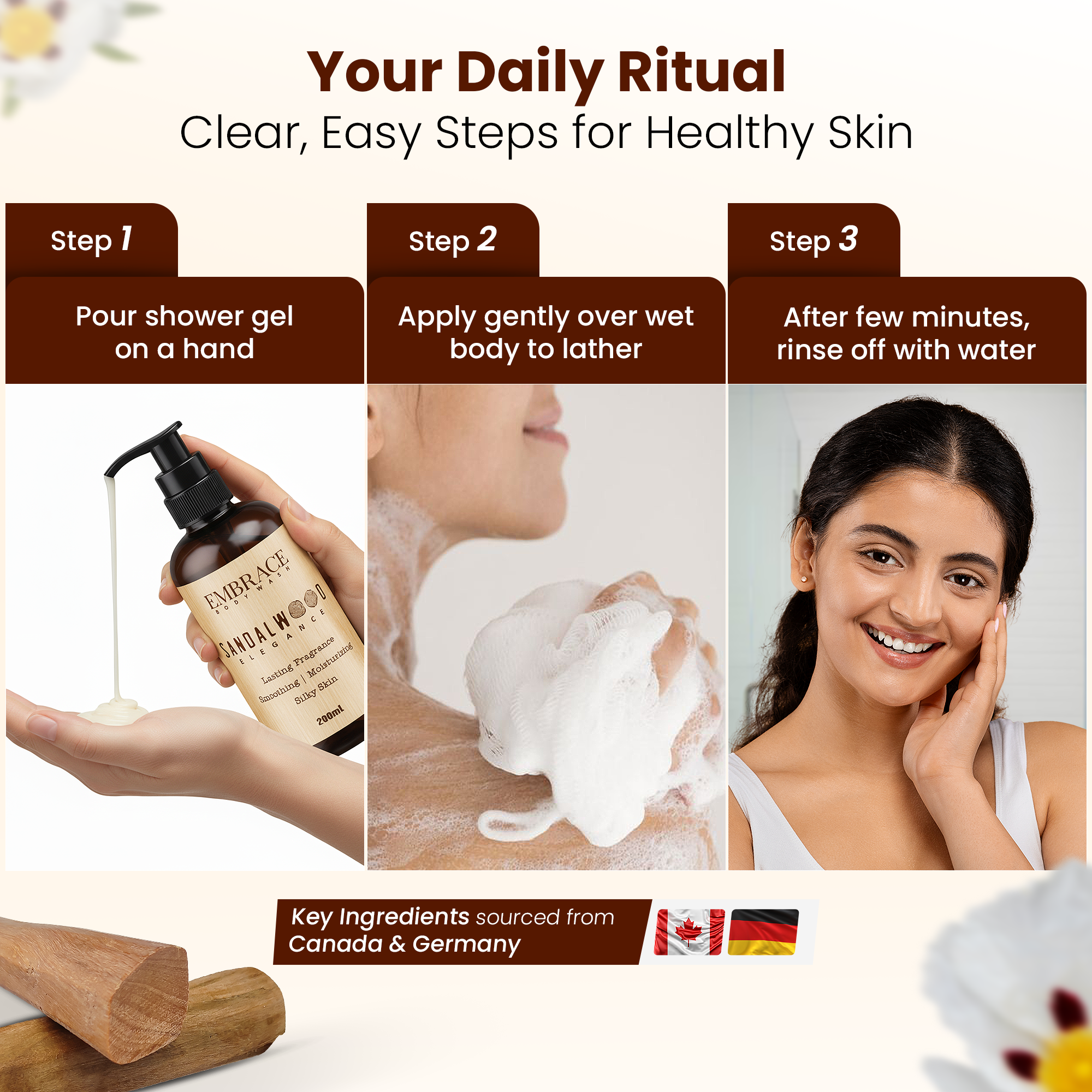 Embrace Sandalwood Body Wash