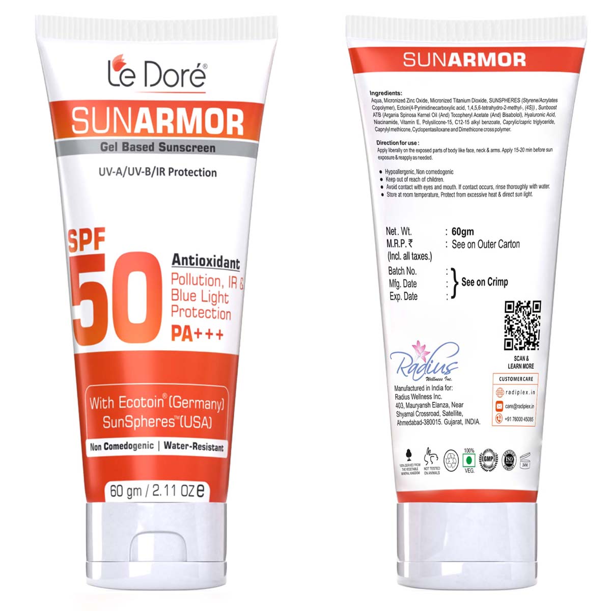 Sunarmor SPF Gel Sunscreen