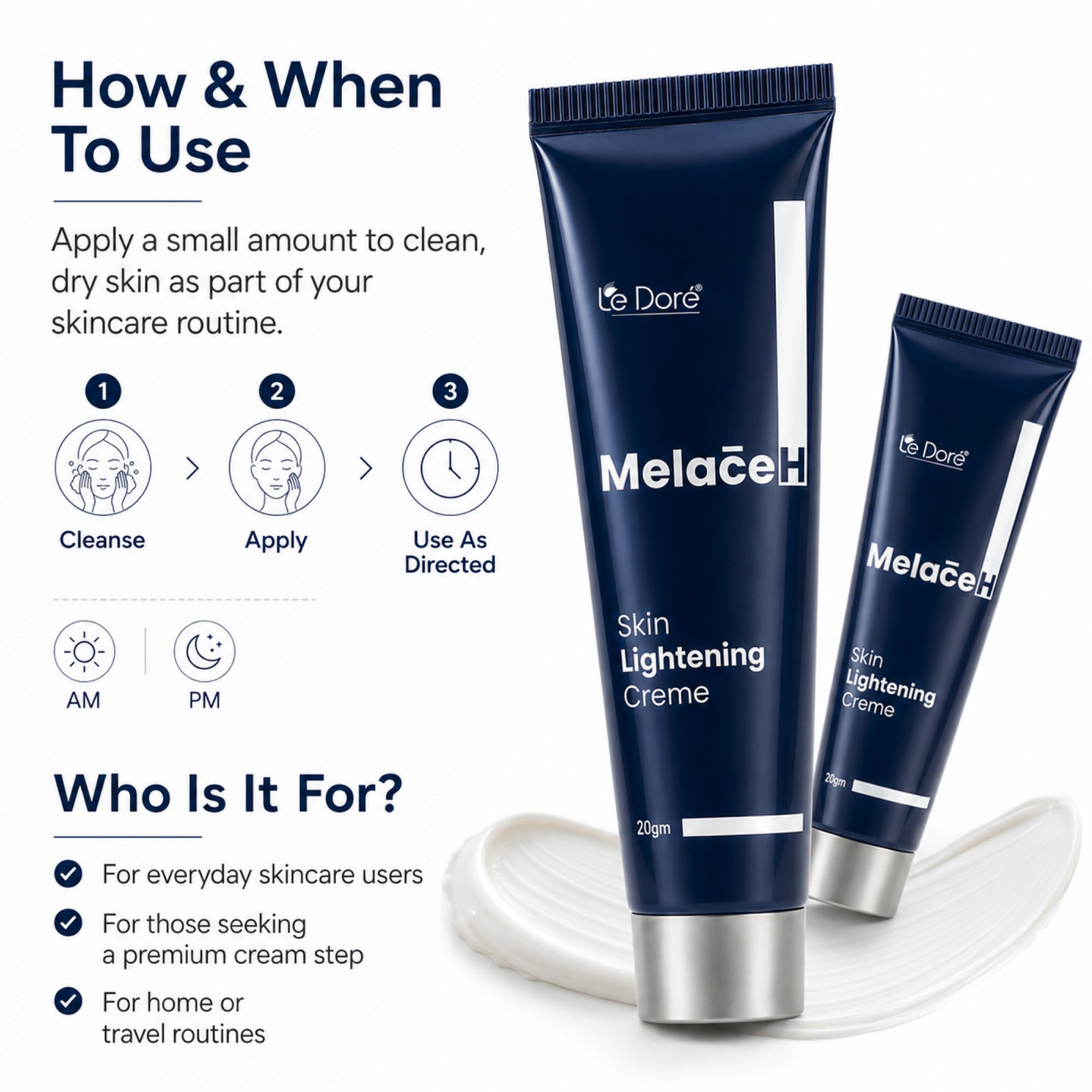 Melace-H Crème - Skin Lightening Solution
