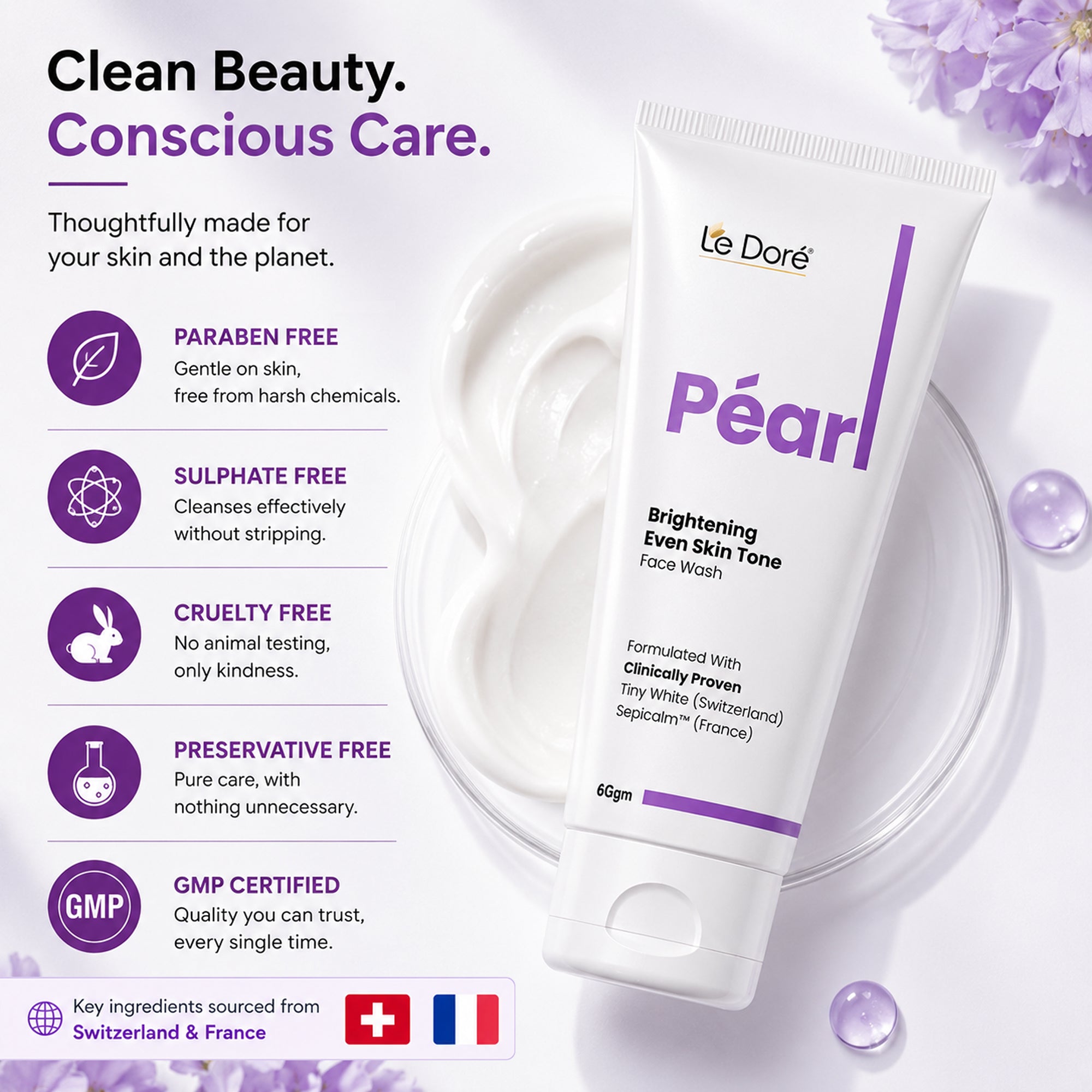 Pearl Face Wash for Instant Glow & Radiance