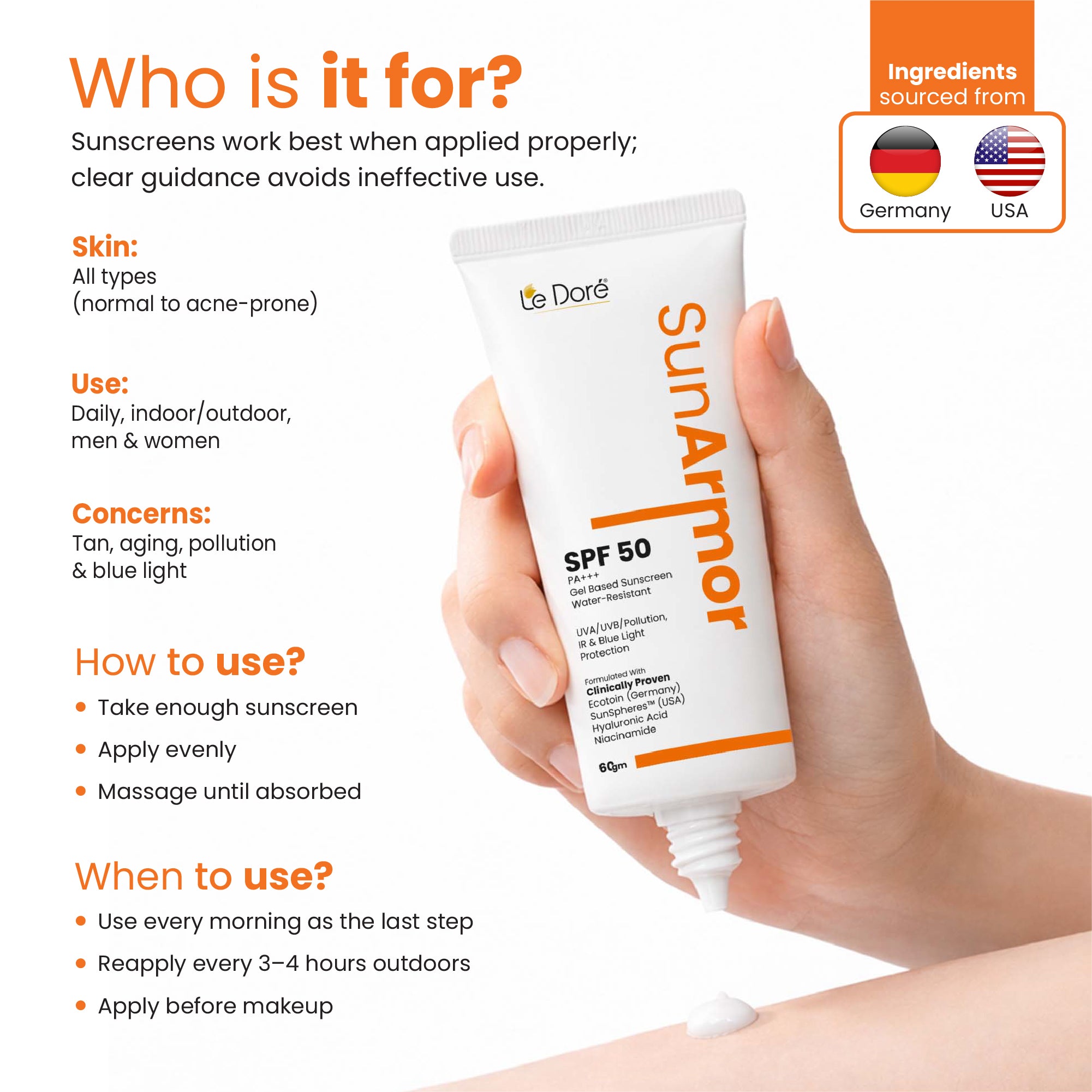 Sunarmor SPF Gel Sunscreen