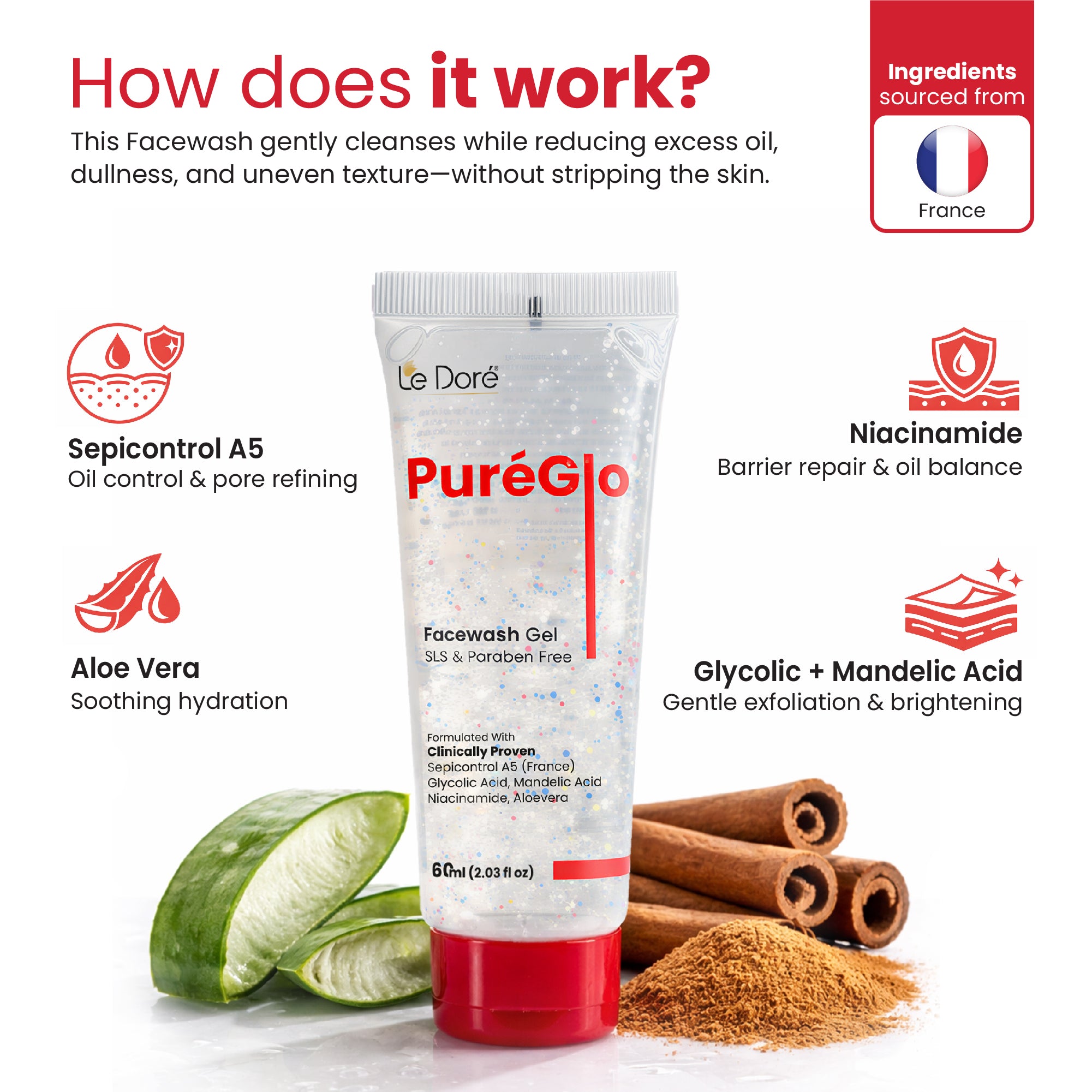 PureGlo Face Wash Gel