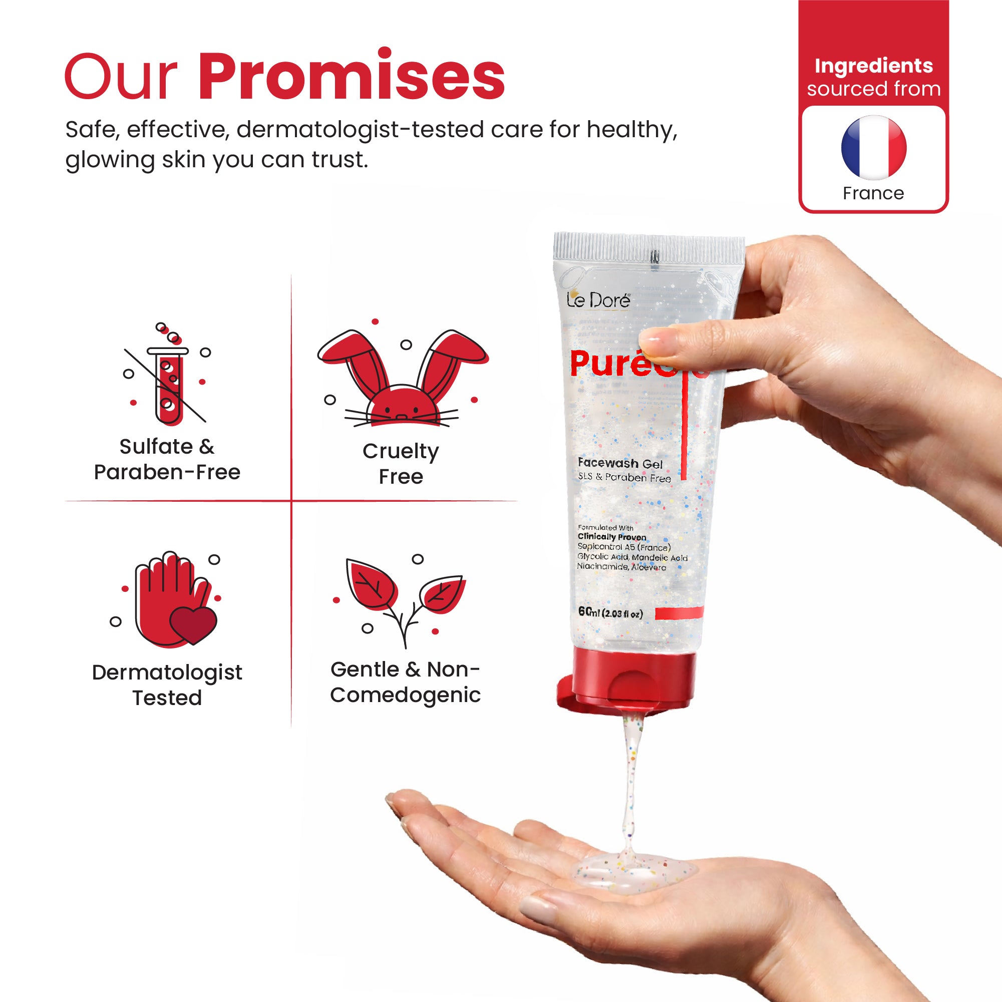 PureGlo Face Wash Gel