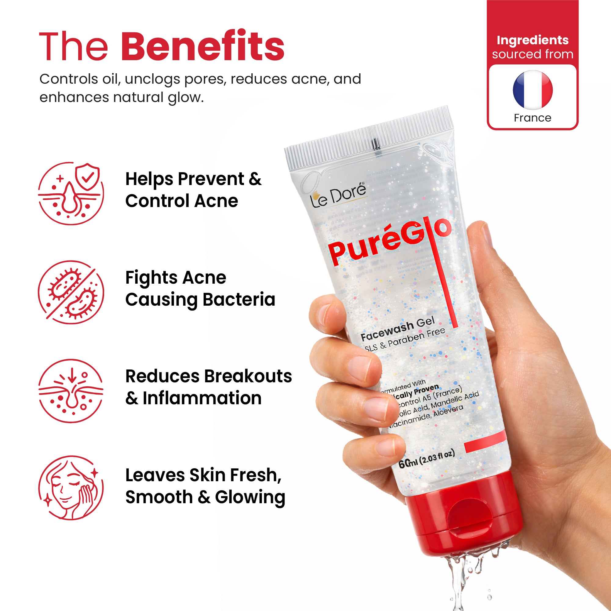 PureGlo Face Wash Gel