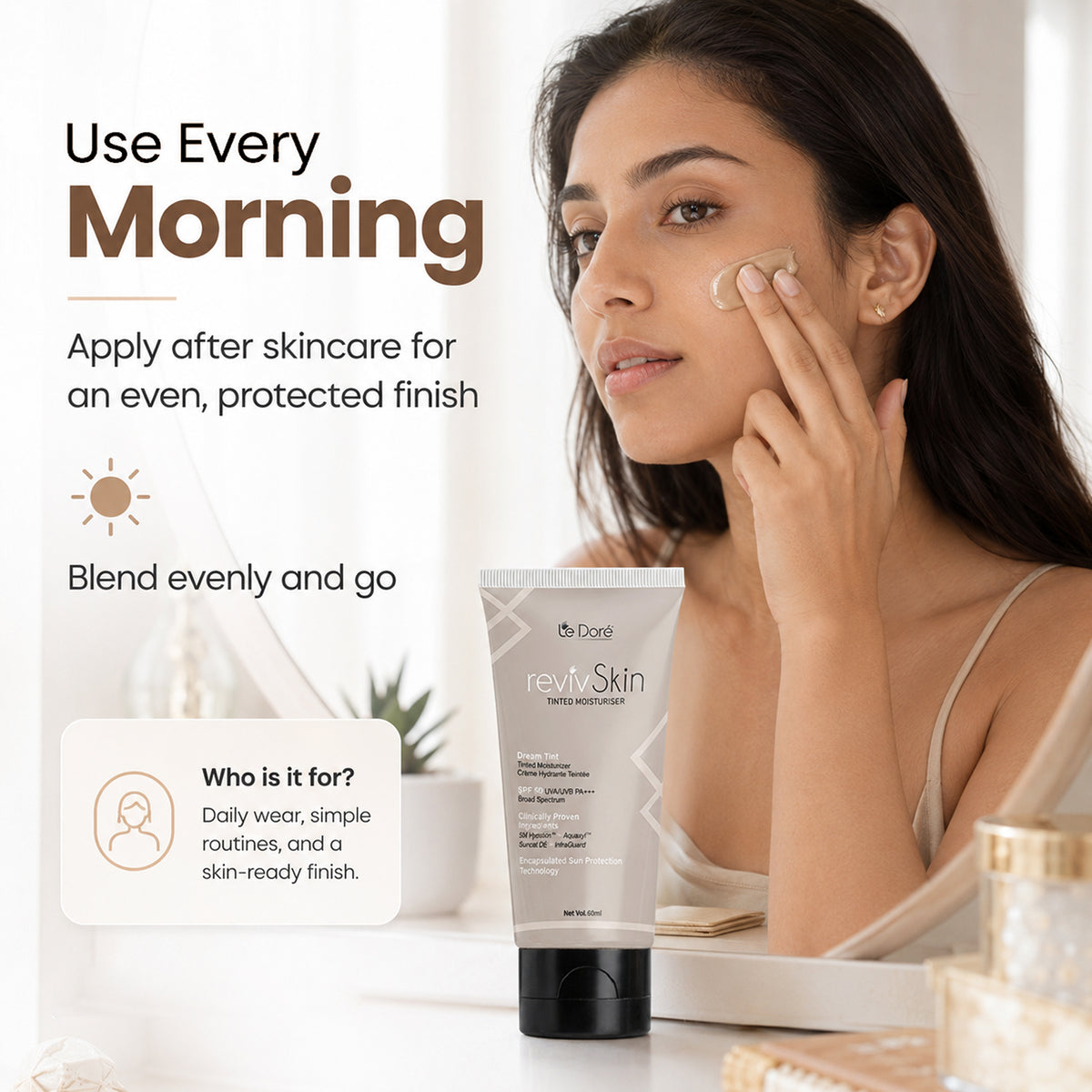 RevivSkin Tinted Moisturizer SPF 50