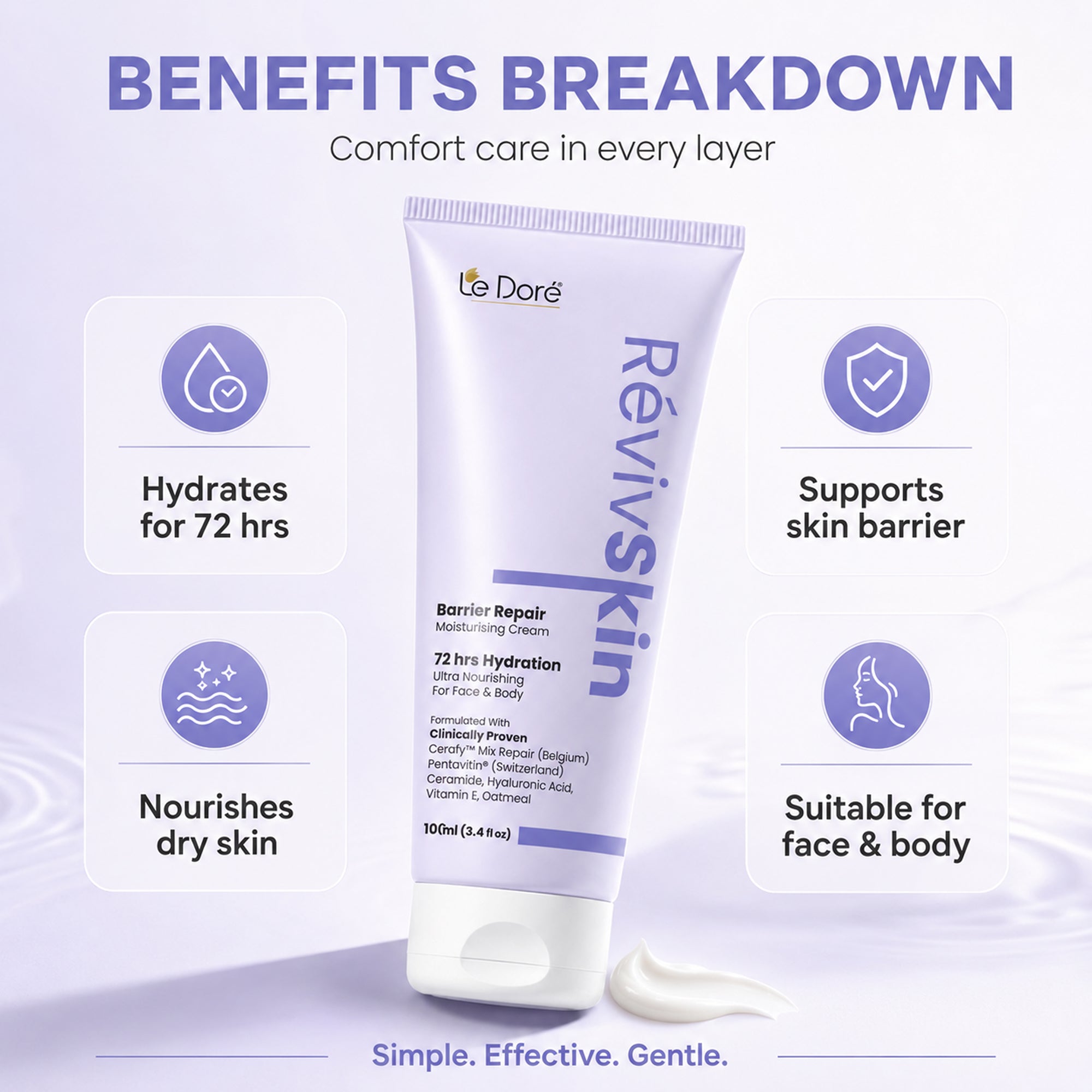 RevivSkin Moisturizer With Hyaluronic Acid