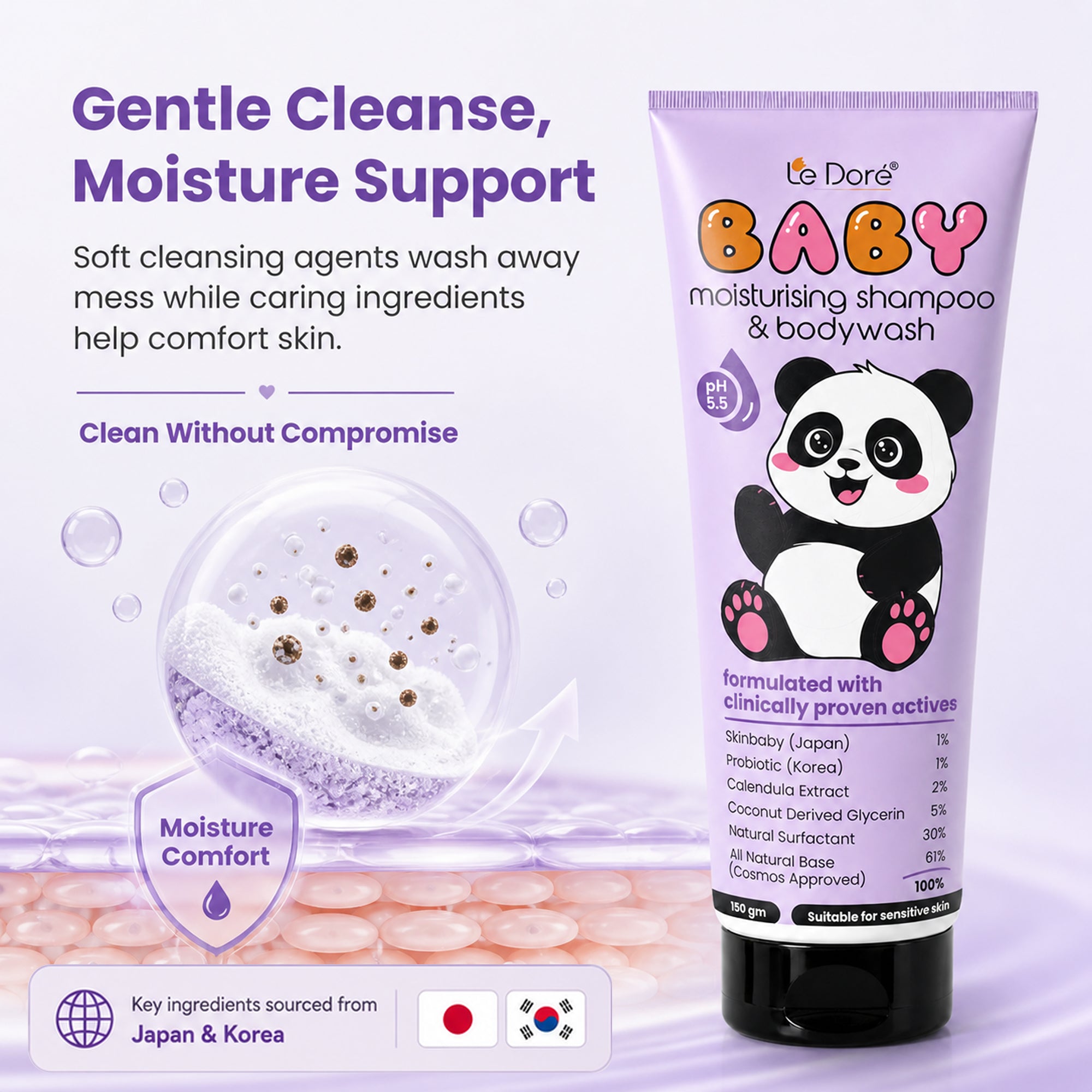 Le Doré Baby Shampoo & Bodywash