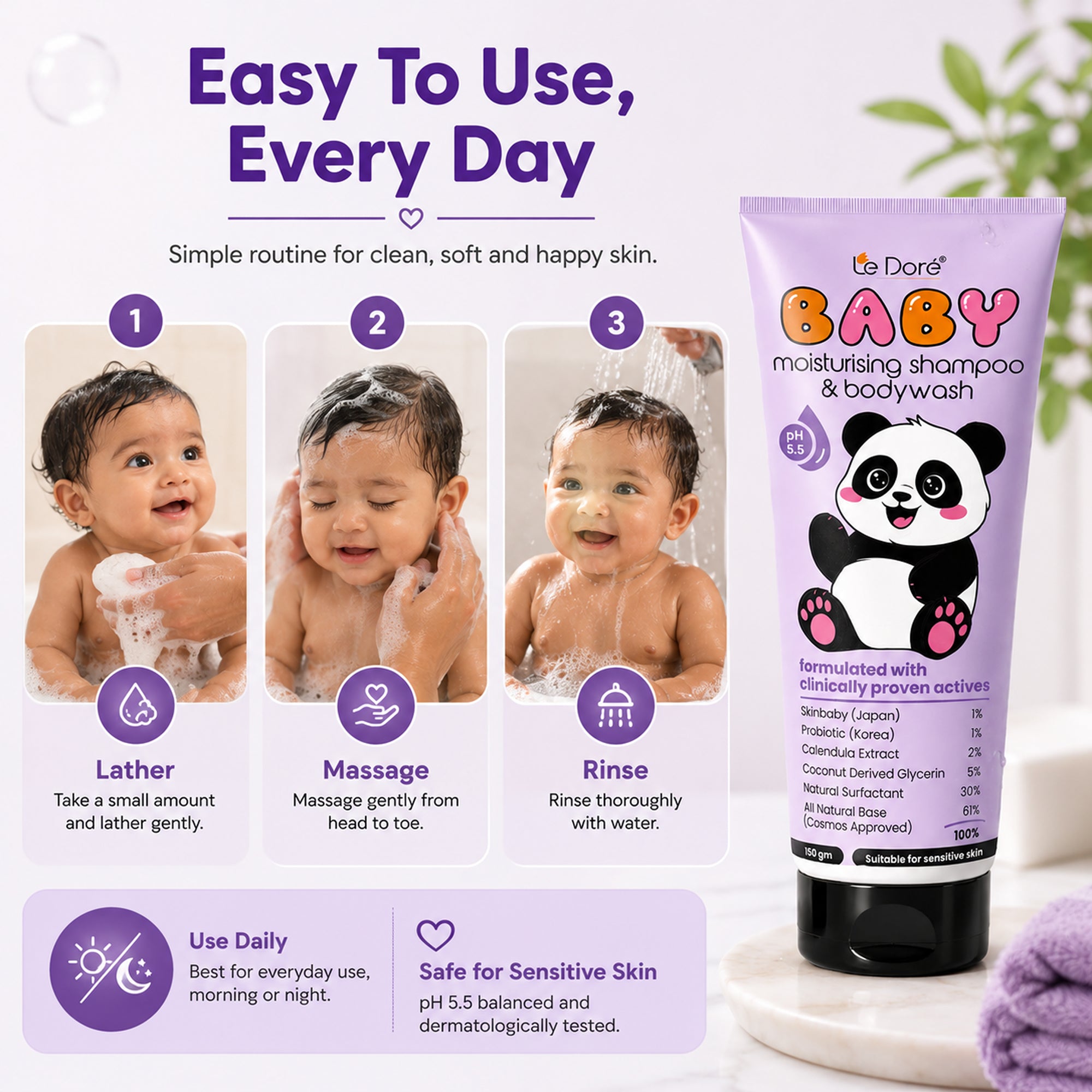 Le Doré Baby Shampoo & Bodywash