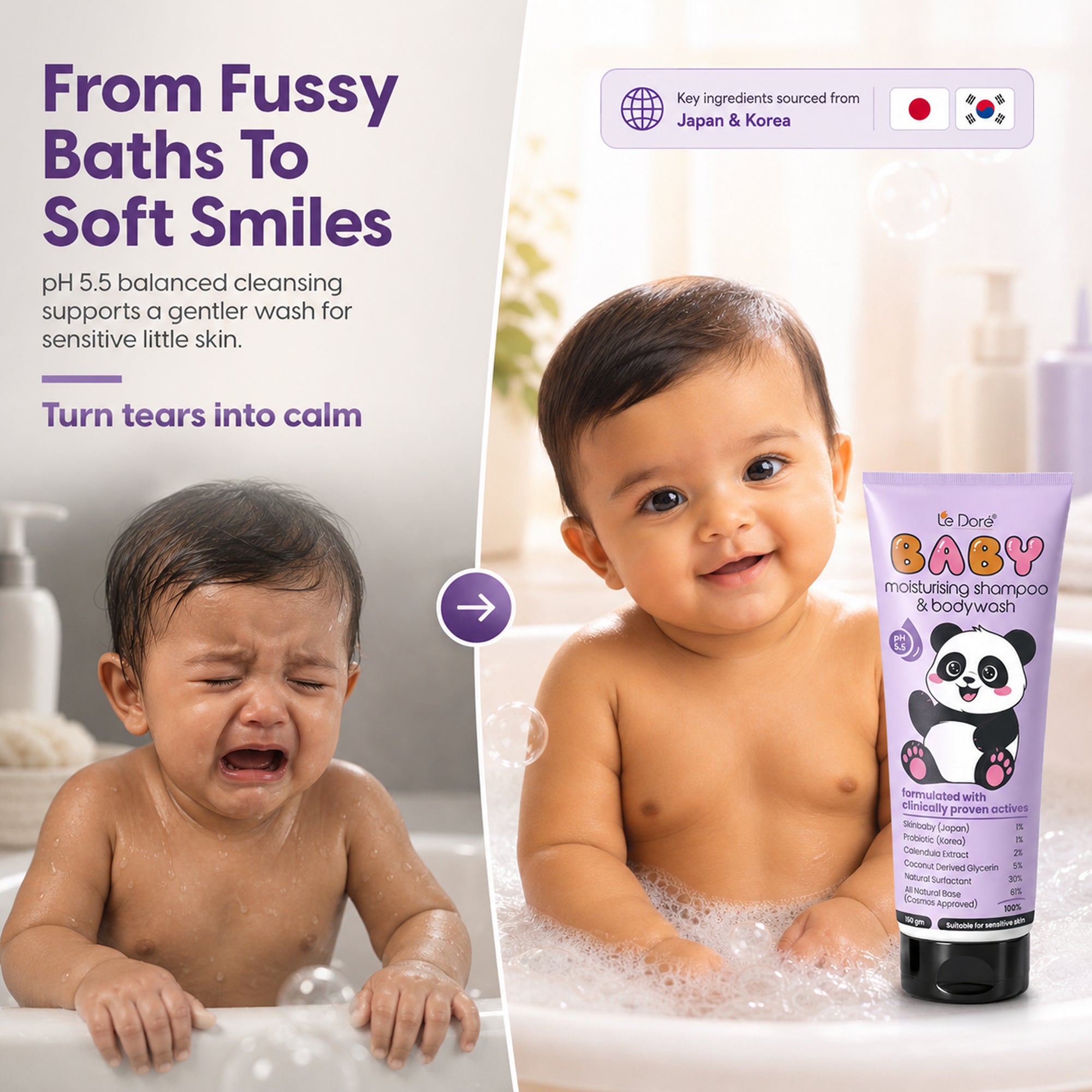 Le Doré Baby Shampoo & Bodywash