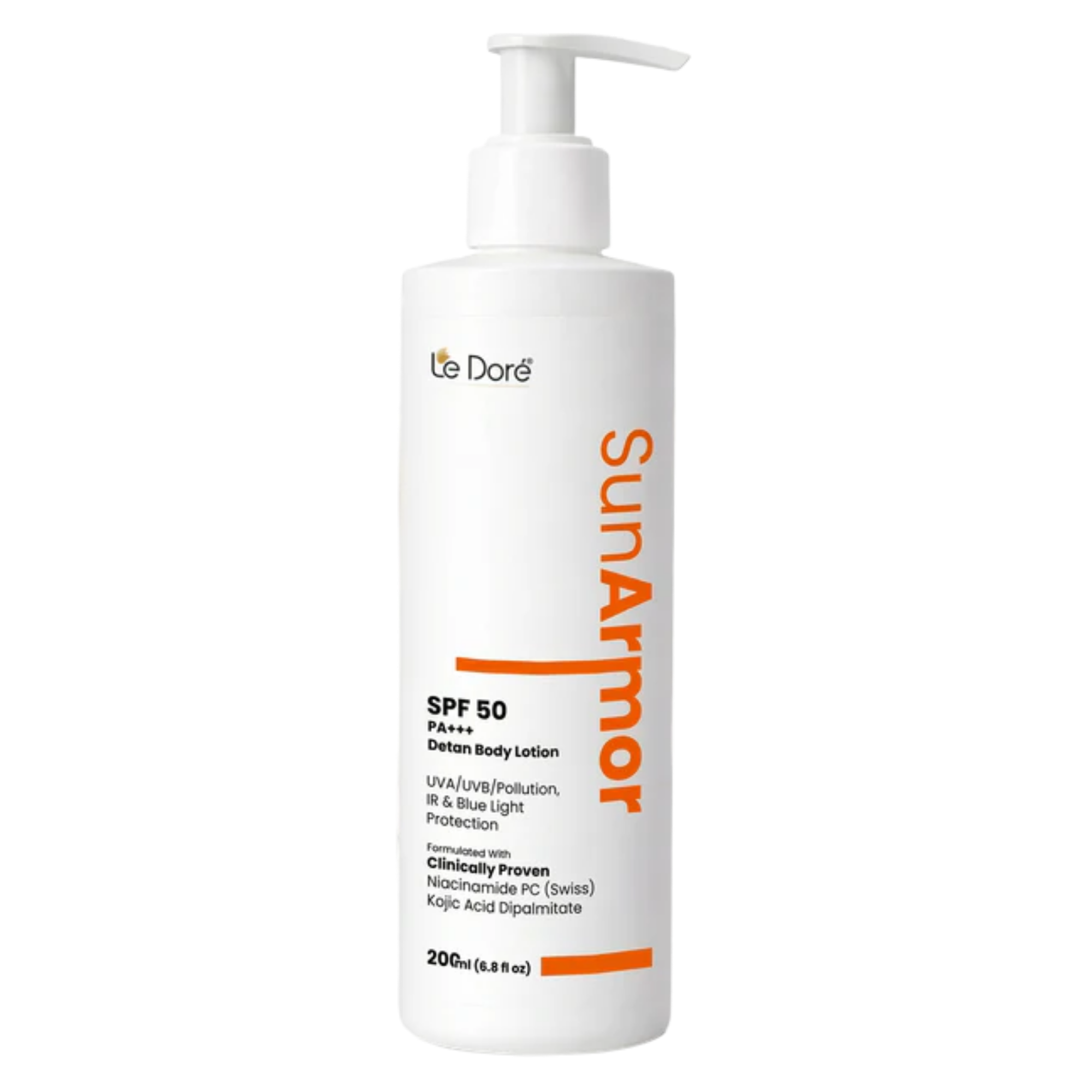 Le Doré SunArmor SPF 50 PA+++ Detan Body Lotion for Men & Women 200ml